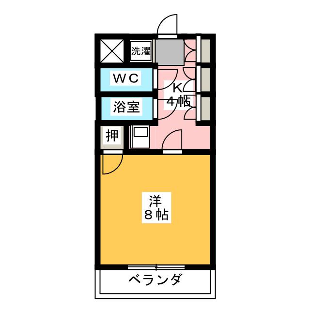 シャンテシノハラ　パートIIの間取り