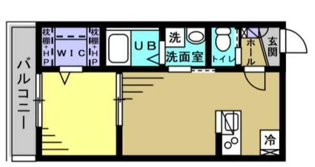 八千代市緑が丘西のアパートの間取り