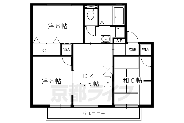 アーバン愛宕の間取り