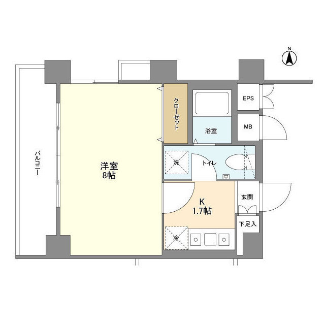 インプルーブ桜上水の間取り