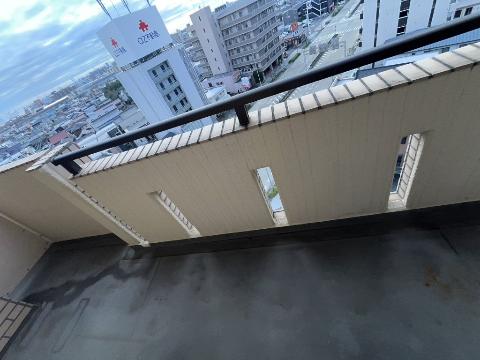 【名古屋市熱田区一番のマンションのバルコニー】