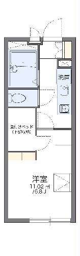 レオパレスレジデンス高橋の間取り