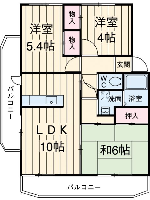 エータイマンションの間取り