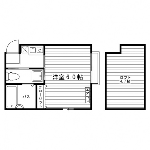 パルティール高石の間取り