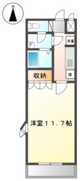 西多摩郡日の出町大字平井のアパートの間取り