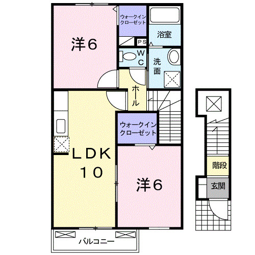 エスペランサ　Ｄの間取り