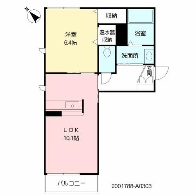 シャーメゾン桜川の間取り