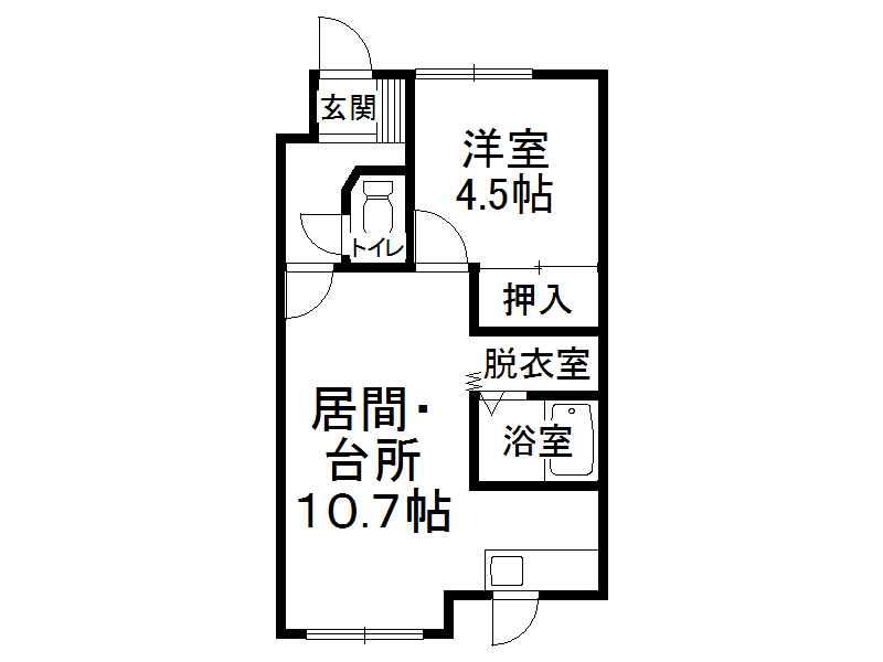 メゾン緑西の間取り