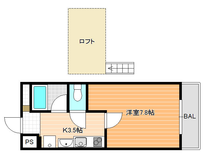 亀井参番館の間取り