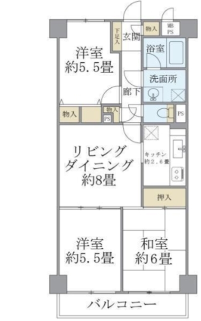 NICハイム北品川の間取り