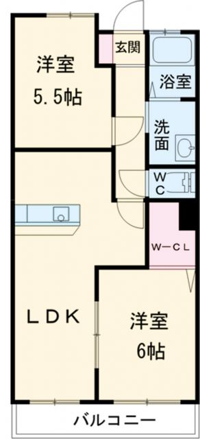 名古屋市天白区平針のマンションの間取り