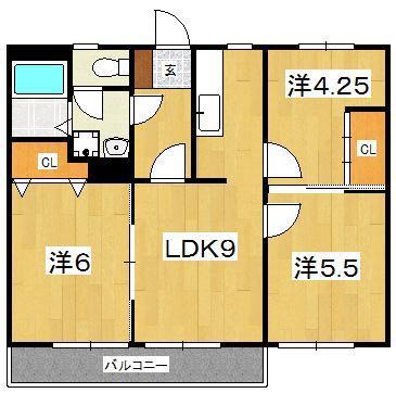 加藤マンションの間取り