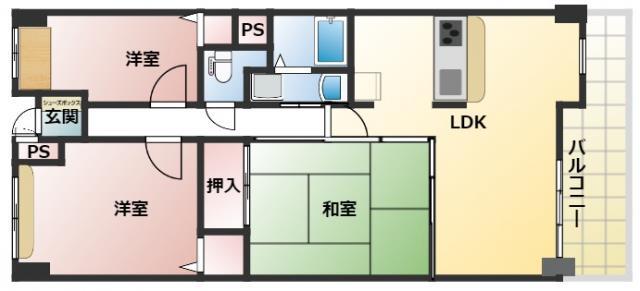 リバティ新前橋の間取り