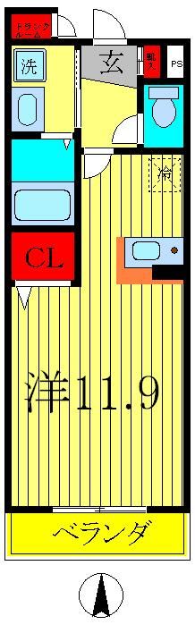 【流山市平和台のマンションの間取り】