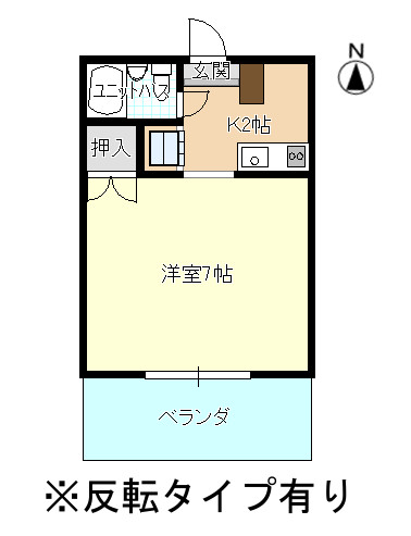 後藤ハイツの間取り