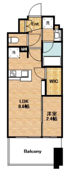 パークリュクス博多駅前の間取り