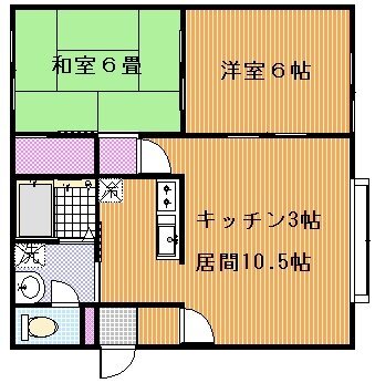 メゾン住吉の間取り