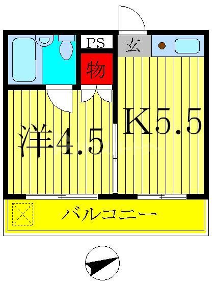 ジュネパレス柏第２３の間取り