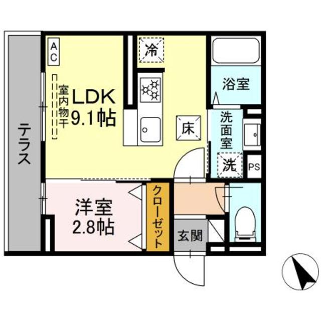 ベリタス相模原の間取り