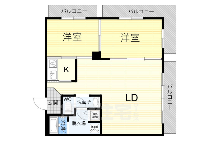 ハイム船場の間取り