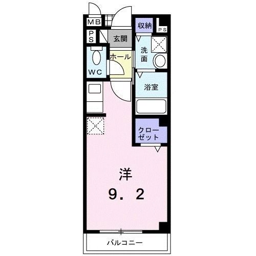 大東市栄和町のアパートの間取り