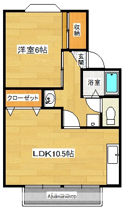 キャッスル長町南Ａ棟の間取り