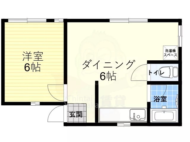 吹田市千里山東のマンションの間取り