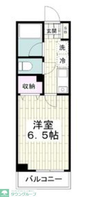 大和市福田のマンションの間取り