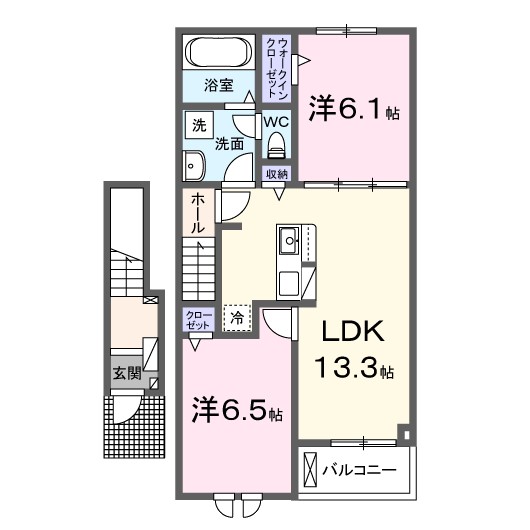 ミルトブリッサの間取り