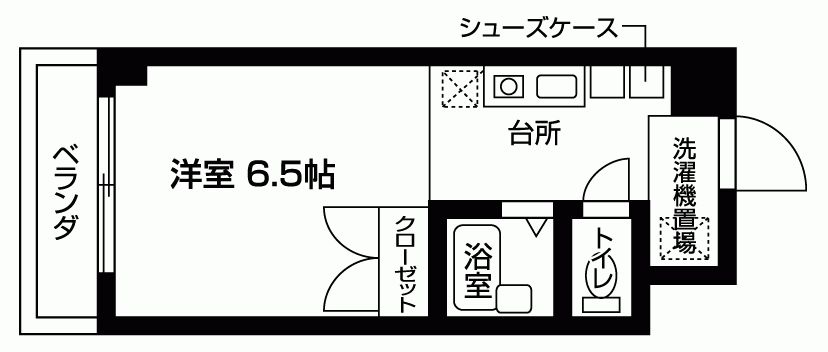 スチューデントハイツ相模原の間取り