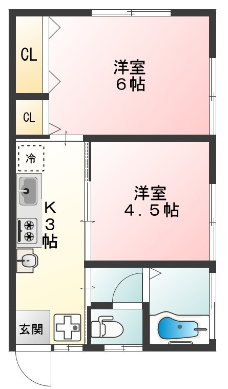 遠藤荘の間取り