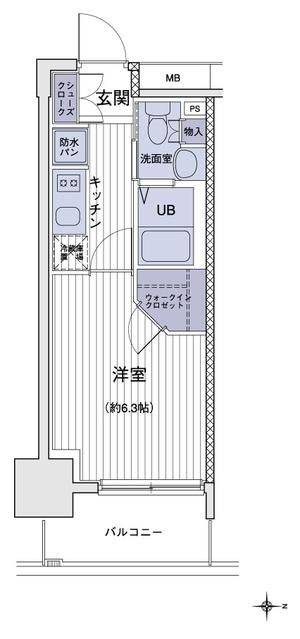 エスティメゾン大島の間取り