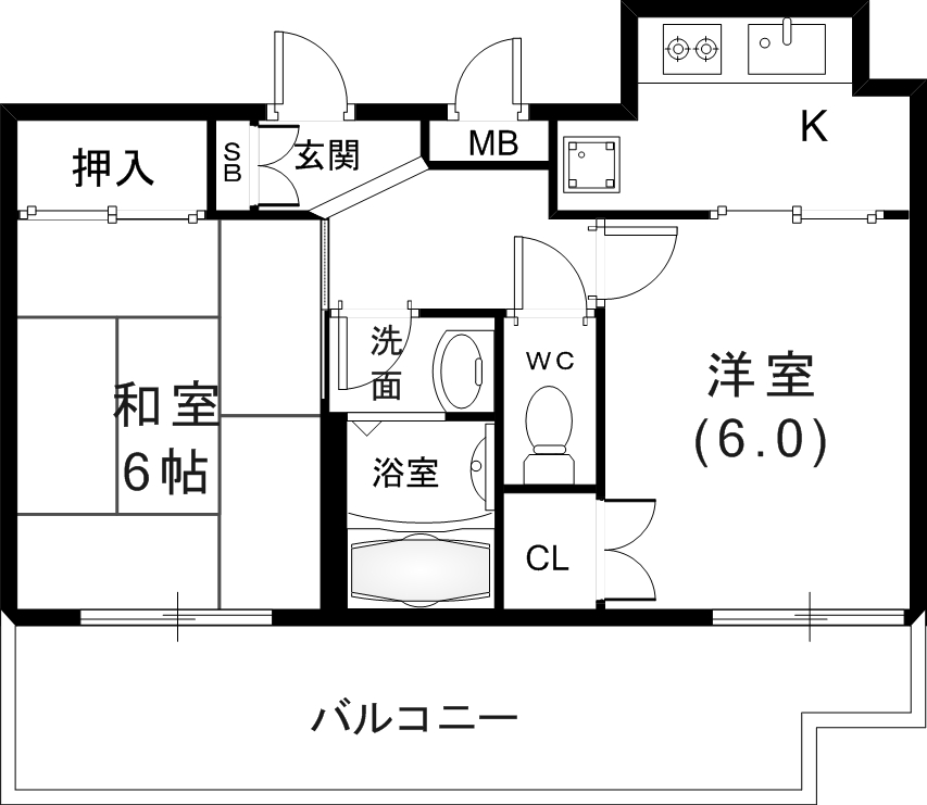 ビッグフォレスト兵庫の間取り