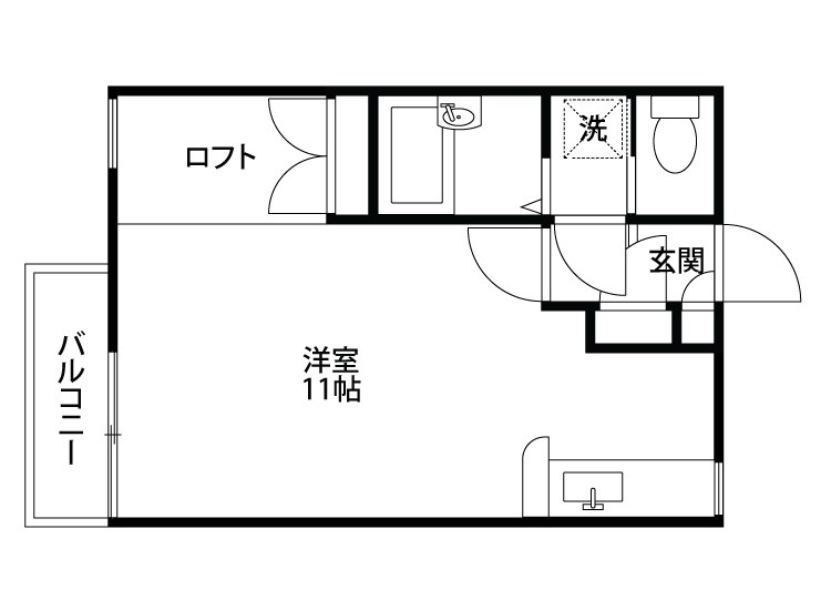 【カーサ大森の間取り】