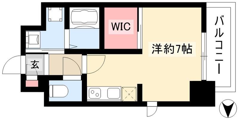 プログレッソ八田の間取り