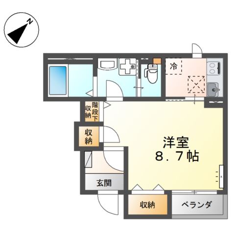 ネオスカイＤの間取り