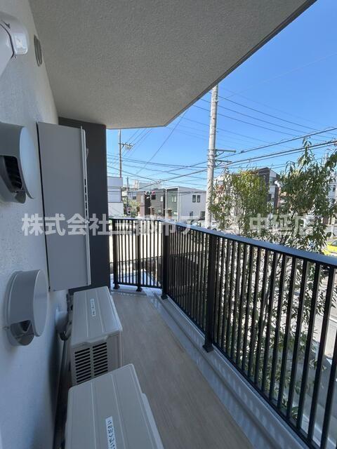 バルコニー　クレストコート池上六丁目