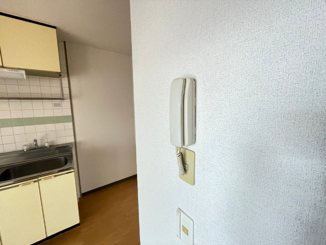 セキュリティ　インターン受話器です