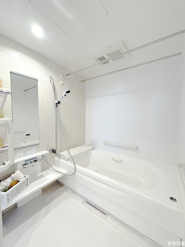 バス・シャワールーム　浴室暖房乾燥機付き、洗濯乾燥やヒートショックのリスク軽減など