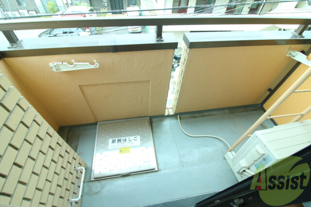 バルコニー　日当たりがいいです