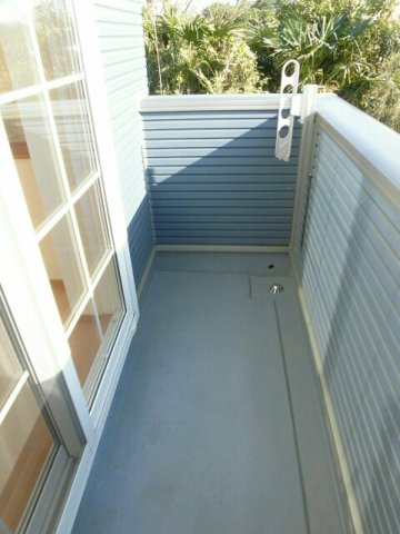 バルコニー　陽当たり良好なバルコニーです