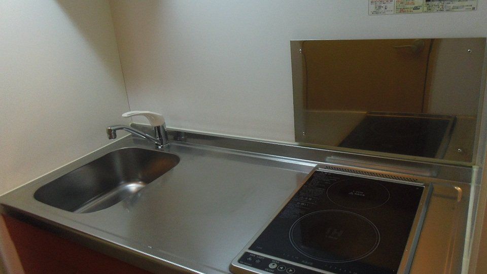 キッチン　２口電気コンロ