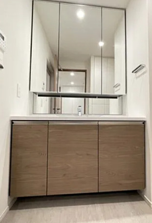 洗面設備　別タイプ部屋　参考写真です