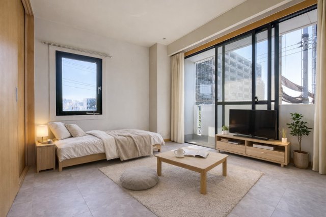 居室・リビング　家具配置イメージ画像です。