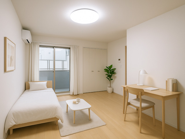 居室・リビング　CGで家具等を配置したもので家具等は含まれません