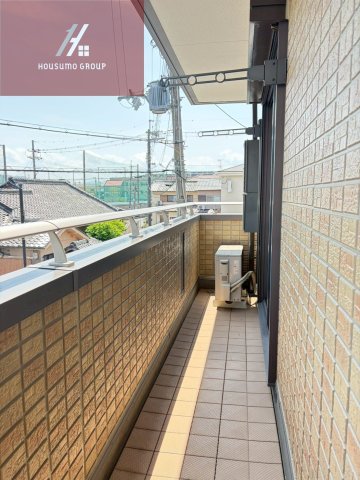 バルコニー　落ち着いた時間を過ごせるバルコニーです