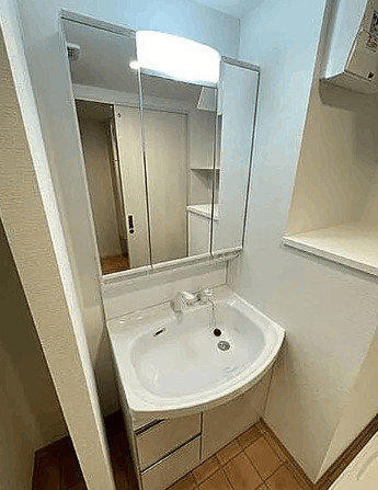 洗面設備　※同物件別部屋参照