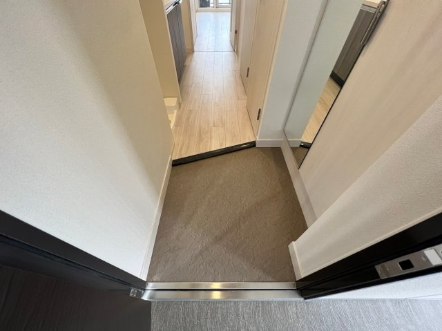 玄関　収納もある玄関です