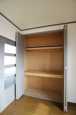 収納　クローゼットです