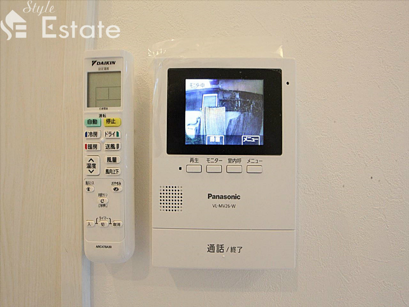 セキュリティ　モニター付きインターホン